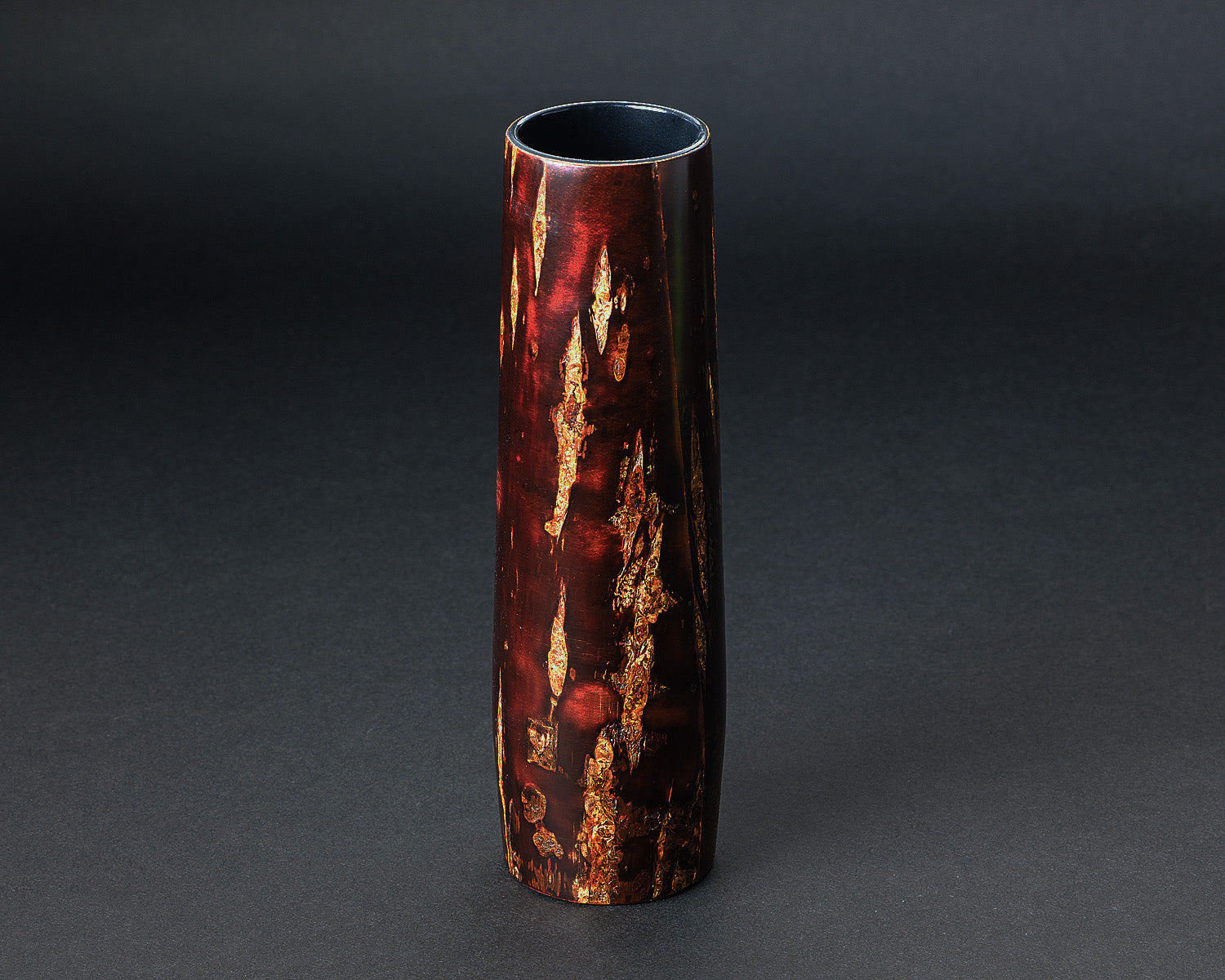 八柳（やつやなぎ）」製作 樺工芸品 「胴盛一輪挿し」 402-YGK-24