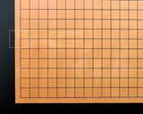盤師 三輪京司製作 中国産本榧卓上碁盤 天地柾 1.7寸 No.78048