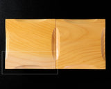 日向榧製 駒台 卓上2寸盤用 飾り彫 1対 KMD-HKTH-211-04