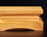 日向榧製 駒台 卓上2寸盤用 飾り彫 1対 KMD-HKTH-211-05