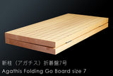 Go Beginner's Pack - Clamshell Go Stones Blue Label size30 + Chestnut Go Bowls + Go Board, 3-Piece Go Set GBP-BL30