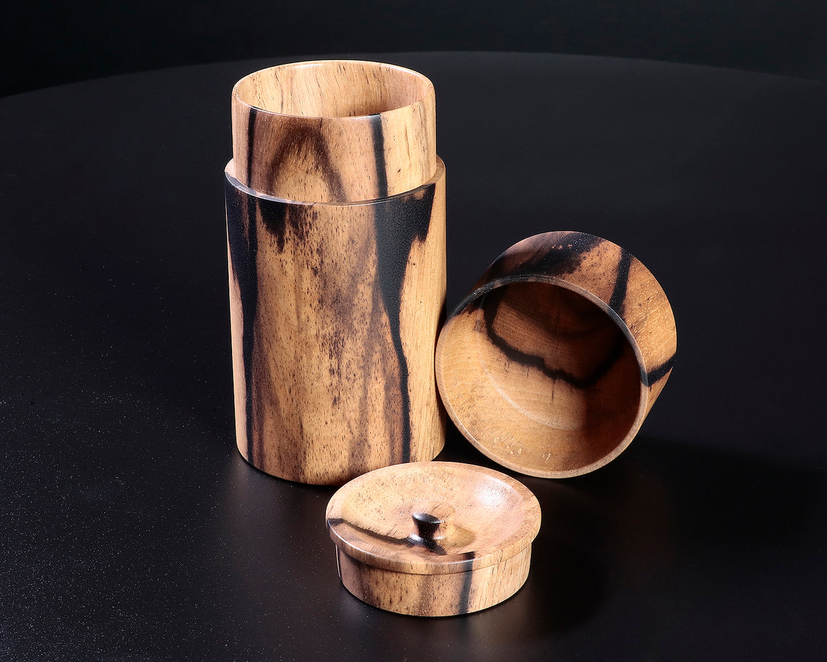 伝統工芸士 西川嵩 製作黒柿製 ワイングラス 2種 各3個ずつ