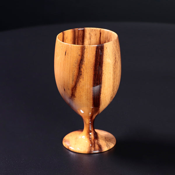 伝統工芸士 西川嵩 製作黒柿製 ワイングラス 2種 各3個ずつ販売開始