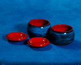 "Maeda Blue" Lacquer Finish 9x9-ro 3-pieces Go set JAC-MDS-410-02