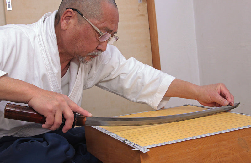 Board craftsman Mr. Torayoshi YOSHIDA made Hyuga Kaya Kiura 1.3-Sun (about 42 mm thick) Table Shogi Board No.89035F