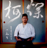 NBC-608-03 盤師 吉田寅義製作 日向榧卓上碁盤 木裏 1.9寸 1枚盤 No.79108F