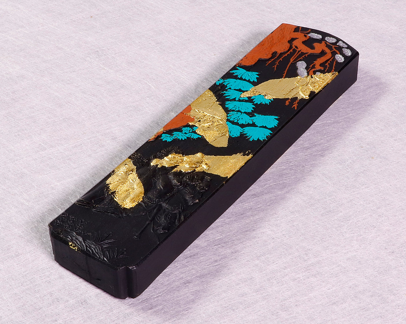鈴鹿墨 菜種油煙墨 鶯語吟修竹10丁型 (箱有) – kurokigoishiten
