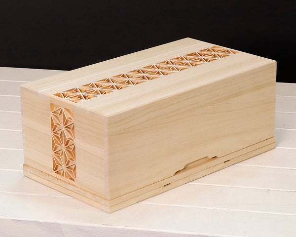 大湊文吉商店・黒木碁石店コラボ商品 組子碁笥箱 CL-509-01