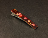 「八柳（やつやなぎ）」製作 樺工芸品 「ヘアクリップ / 小（桜）」 2405-HMD-09