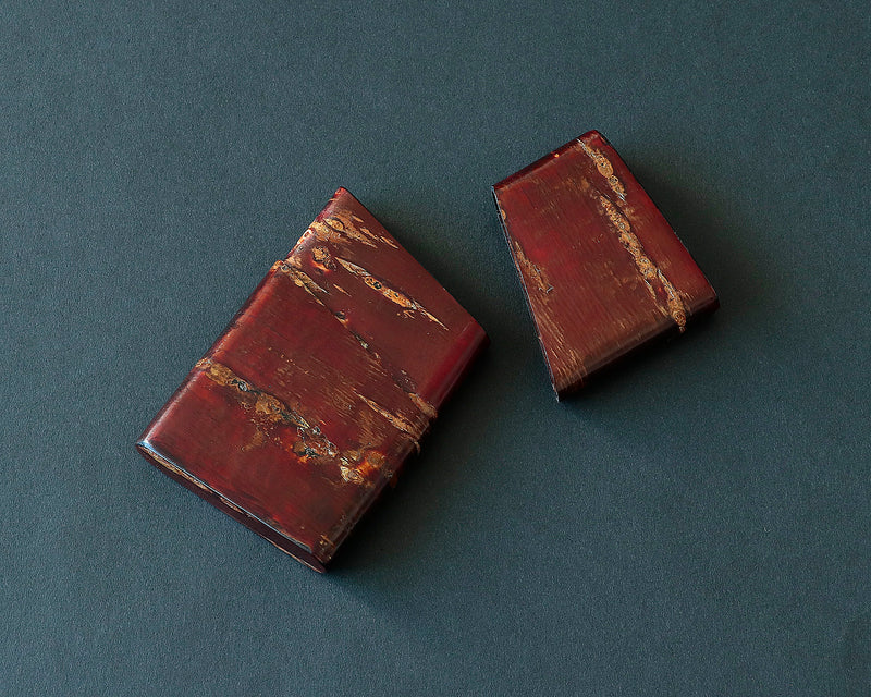 Wild mountain cherry bark craftsman "Mr. Hiroshi Sato" made Business-card Case (Plain bark) 402-YGK-30