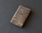 『Clearance Sale』 503-CS-30 Wild mountain cherry bark craftsman "Mr. Hiroshi Sato" made Business-card Case (Shimofuri bark/Chirashi)