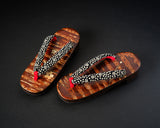 Wild mountain cherry bark crafts shop "Yatsu-yanagi" made "Geta" (wooden clogs) for women 402-YGK-34