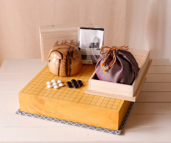 『Renewal the 2nd Anniversary celebrate SALE』406-LGS-04 7-piece Luxurious Go set for intermediate to advanced players