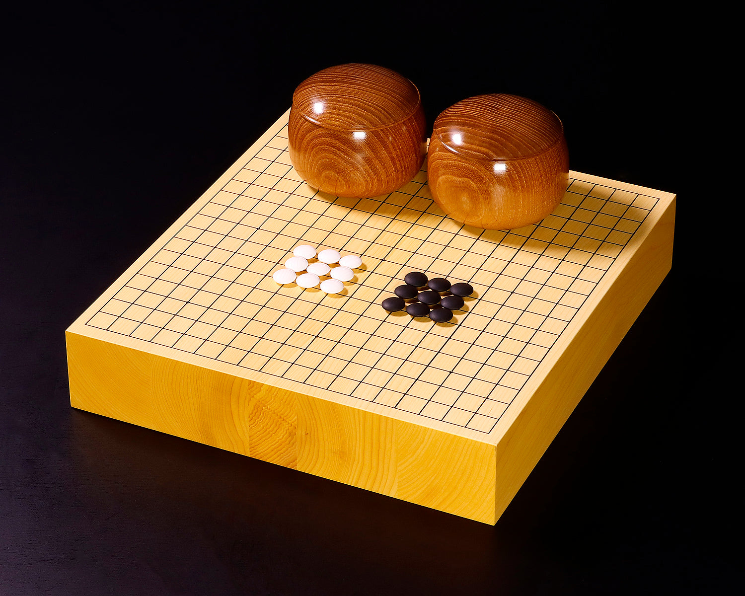 409-D15S-06 3-piece Go set for 15mm Diameter Go stone – kurokigoishiten
