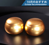 Kyoto lacquer and Gold leaf processing craftsman made "Gold leaf (24k, class 1) finish Go Bowls" 410-RC-08