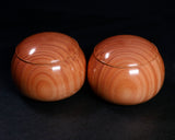 602-TWC-KS-05 木工挽物職人 懐志製作 「ユーカリ」碁笥 超特大 42号 GKYK-SB42-601-01F