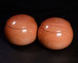 602-TWC-KS-05 木工挽物職人 懐志製作 「ユーカリ」碁笥 超特大 42号 GKYK-SB42-601-01F