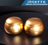 Kyoto lacquer and Gold leaf processing craftsman made "Gold leaf (24k, class 1) finish Go Bowls" 502-RC-08