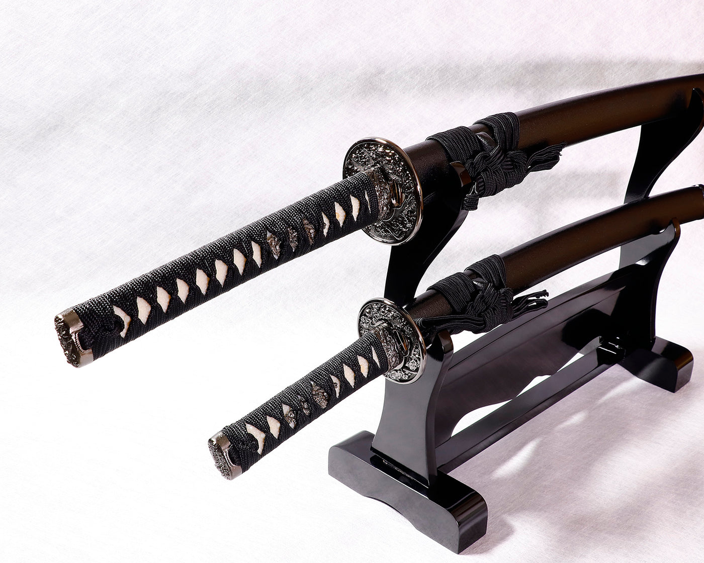 JAC-MTS-504-04 甲冑工房 「丸武」 大刀小刀（石目柄）＊刀掛け