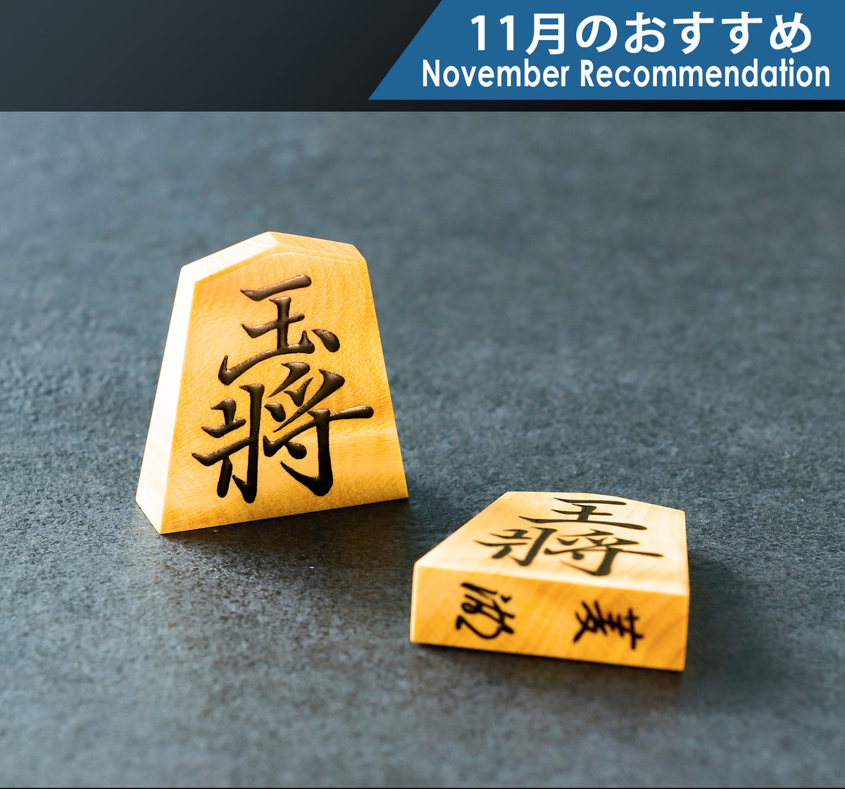 将棋駒 桂馬 4コマセット　黒駒　アルミ削り出し彫駒　菱湖 将棋 セット 小型新桂4号折将棋盤セット(プラ将棋駒歩心・駒台) | 折