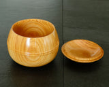 『January 5th "Igo Day" Celebration SALE Part2』512-SKB-03 Wood craftsman "Kai-shi (懐志)" made Bell-shaped Shogi Piece Box