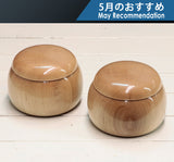 伝統工芸士 西川嵩氏製作 楓 碁笥 超特大 ~40号碁石用 GKKD-NS40-404-02  605-RC-07