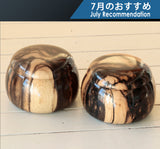 伝統工芸士 西川嵩氏製作 黒柿 碁笥 超特大 ~40号碁石用 GKKG-NS40-312-01C-01  607-RC-08