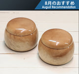 伝統工芸士 西川嵩氏製作 楓 碁笥 特大 ~38号碁石用 GKKD-NS38-404-01   608-RC-08