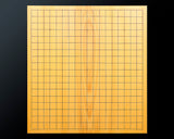 八街碁盤店 盤師 三浦勝巳製作 日本産本榧脚付碁盤 木裏 5.3寸 ＊歯車盛り仕上げ No.70002