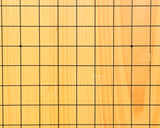 八街碁盤店 盤師 三浦勝巳製作 日本産本榧脚付碁盤 木裏 5.3寸 ＊歯車盛り仕上げ No.70002