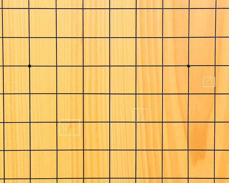 601-YCB-03 八街碁盤店 盤師 三浦勝巳製作 日本産本榧脚付碁盤 木裏