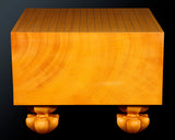 China grown Hon Kaya Masame Go board with legs 7.0-sun / 21.4 cm thick *Off-spec No.71136