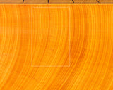 China grown Hon Kaya Masame Go board with legs 7.0-sun / 21.4 cm thick *Off-spec No.71136