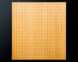 Contemporary Master Go board Craftsman Mr.Kumasu made China grown Hon Kaya Masame Go board with legs 6.4-sun / 19.4 cm thick No.71138