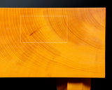 China grown Hon Kaya Masame Go board with legs 6.8-sun / 15.2 cm thick No.71139F