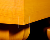 China grown Hon Kaya Masame Go board with legs 6.8-sun / 15.2 cm thick No.71139F