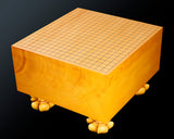 China grown Hon Kaya Masame Go board with legs 6.8-sun / 20.6 cm thick No.71140F