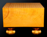 China grown Hon Kaya Masame Go board with legs 6.8-sun / 20.6 cm thick No.71140F