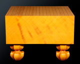 China grown Hon Kaya made Ten-masa Go board with legs (6.0-Sun/180 mm thick) No.71142F
