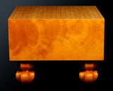 Japan grown Hon Kaya made Ten-masa Go board with legs (6.2-Sun/189 mm thick) No.71143F