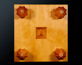 Japan grown Hon Kaya made Ten-masa Go board with legs (6.2-Sun/189 mm thick) No.71143F