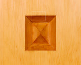 China grown Hon Kaya made Ten-masa Go board with legs (6.7-Sun/204 mm thick) No.71144F *Off-spec