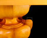 China grown Hon Kaya made Ten-masa Go board with legs (6.7-Sun/204 mm thick) No.71144F *Off-spec