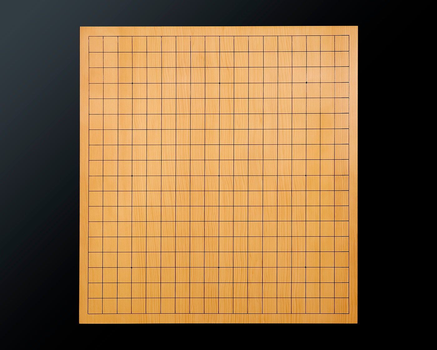 中国産本榧脚付碁盤 天柾 6.2寸 訳有品 No.71145F – kurokigoishiten