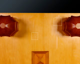 China grown Hon Kaya made Ten-masa Go board with legs (6.2-Sun/188 mm thick) No.71145F *Off-spec