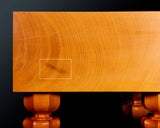 China grown Hon Kaya made Ten-masa Go board with legs (6.2-Sun/188 mm thick) No.71145F *Off-spec