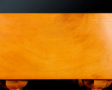 Japan grown Hon Kaya made Kiura Go board with legs (6.9-Sun/210 mm thick) No.71146F *Off-spec