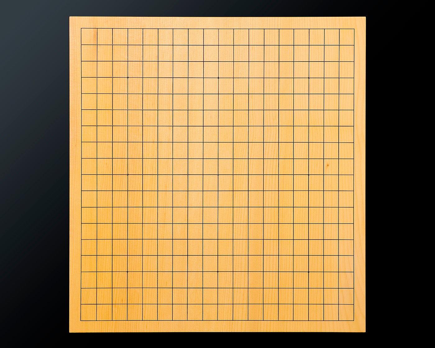 盤師 吉田寅義製作 15㎜碁石用脚付碁盤 NO.74021F 15㎜碁石&碁盤3点