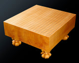 Board craftsman Mr. YOSHIDA made Hyuga Kaya Go board with legs "Ten-masa" 4.1-Sun (thick about 125 mm) No.74029F *Off-spec