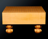 Board craftsman Mr. YOSHIDA made Hyuga Kaya Go board with legs "Ten-masa" 4.1-Sun (thick about 125 mm) No.74029F *Off-spec